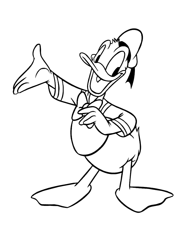 Página para colorir: Pato Donald (desenhos animados) #30424 - Páginas para Colorir Imprimíveis Gratuitamente