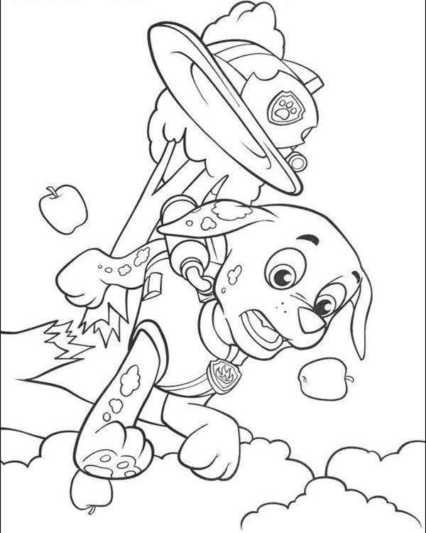 Página para colorir: Patrulha da pata (desenhos animados) #44345 - Páginas para Colorir Imprimíveis Gratuitamente