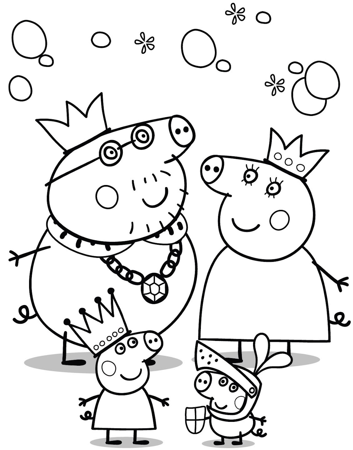 Página para colorir: Peppa Pig (desenhos animados) #43909 - Páginas para Colorir Imprimíveis Gratuitamente
