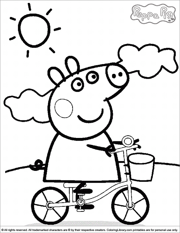 Página para colorir: Peppa Pig (desenhos animados) #43910 - Páginas para Colorir Imprimíveis Gratuitamente