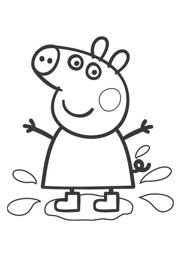 Página para colorir: Peppa Pig (desenhos animados) #43911 - Páginas para Colorir Imprimíveis Gratuitamente