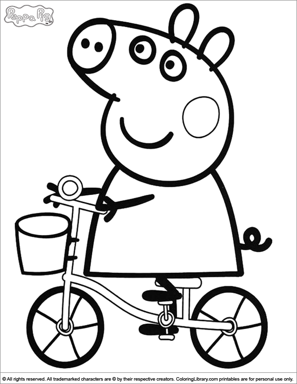 Página para colorir: Peppa Pig (desenhos animados) #43912 - Páginas para Colorir Imprimíveis Gratuitamente