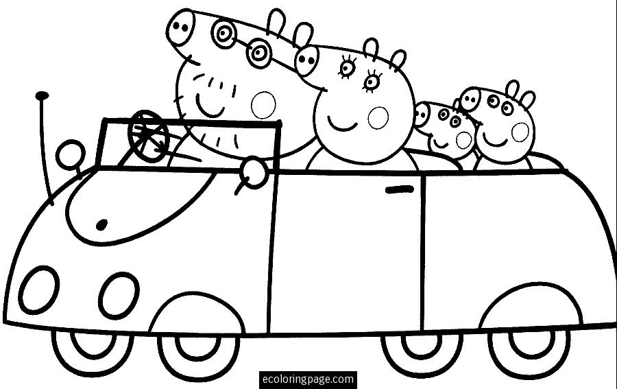 Página para colorir: Peppa Pig (desenhos animados) #43913 - Páginas para Colorir Imprimíveis Gratuitamente