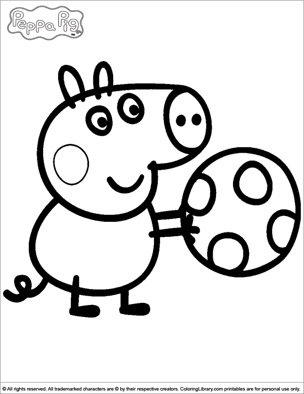 Página para colorir: Peppa Pig (desenhos animados) #43915 - Páginas para Colorir Imprimíveis Gratuitamente