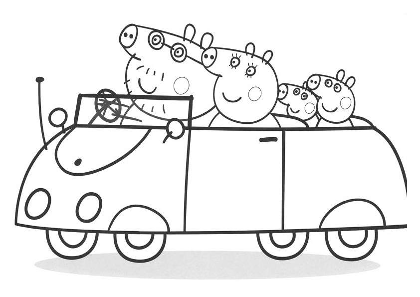 Página para colorir: Peppa Pig (desenhos animados) #43916 - Páginas para Colorir Imprimíveis Gratuitamente