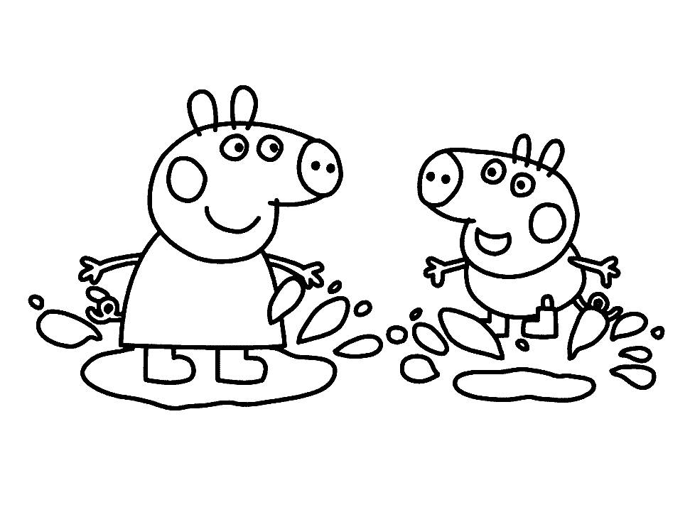 Página para colorir: Peppa Pig (desenhos animados) #43923 - Páginas para Colorir Imprimíveis Gratuitamente