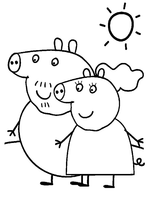 Página Peppa Pig #43906 (desenhos animados) para colorir – Páginas para  Colorir Imprimíveis