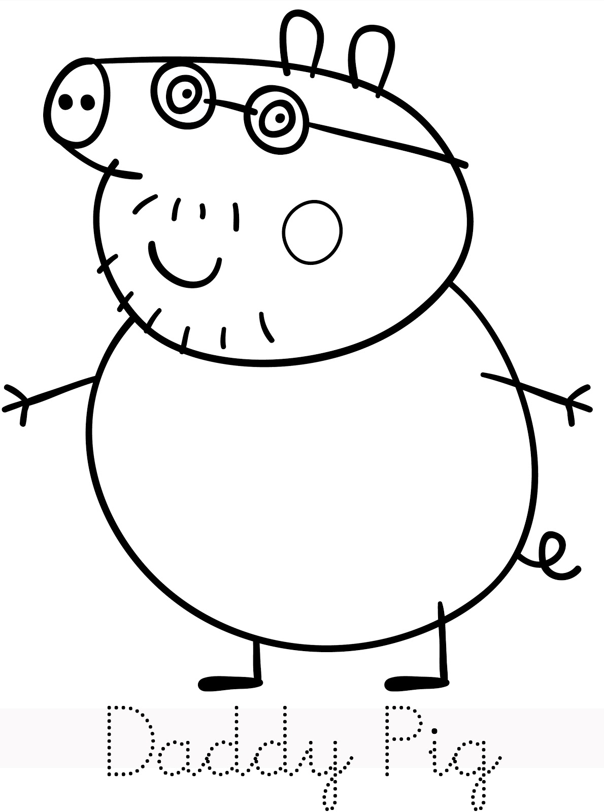 Página para colorir: Peppa Pig (desenhos animados) #43928 - Páginas para Colorir Imprimíveis Gratuitamente