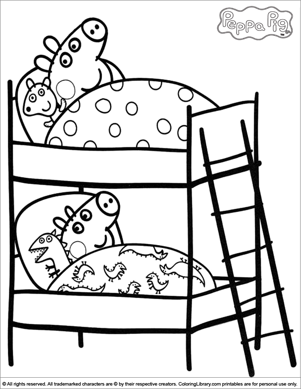 Página para colorir: Peppa Pig (desenhos animados) #43933 - Páginas para Colorir Imprimíveis Gratuitamente