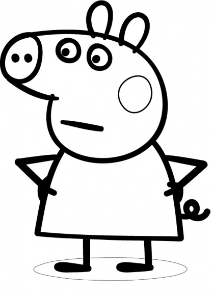 Página para colorir: Peppa Pig (desenhos animados) #43937 - Páginas para Colorir Imprimíveis Gratuitamente