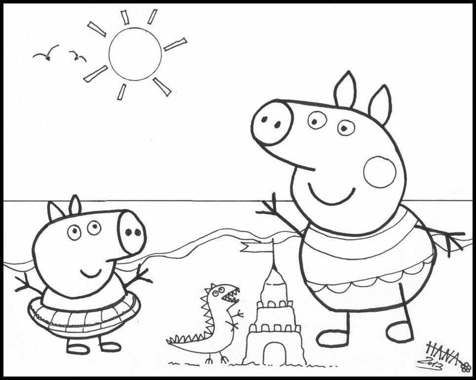 Página para colorir: Peppa Pig (desenhos animados) #43941 - Páginas para Colorir Imprimíveis Gratuitamente