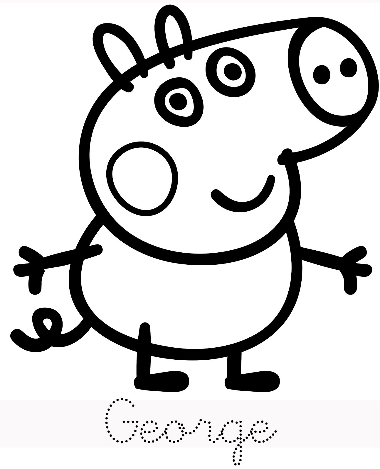 Página para colorir: Peppa Pig (desenhos animados) #43942 - Páginas para Colorir Imprimíveis Gratuitamente