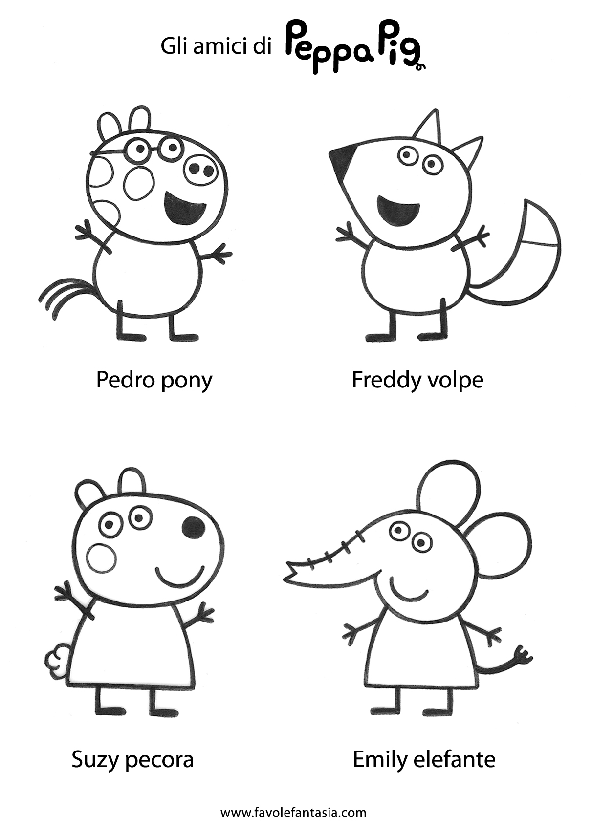 Página para colorir: Peppa Pig (desenhos animados) #43943 - Páginas para Colorir Imprimíveis Gratuitamente