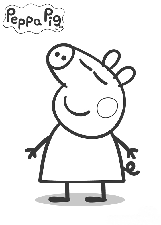 Página para colorir: Peppa Pig (desenhos animados) #43946 - Páginas para Colorir Imprimíveis Gratuitamente