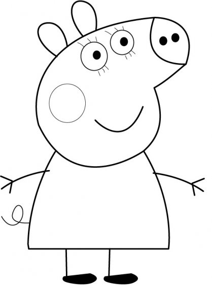 Página para colorir: Peppa Pig (desenhos animados) #43948 - Páginas para Colorir Imprimíveis Gratuitamente