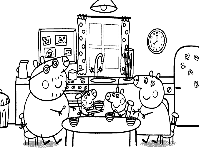 Página para colorir: Peppa Pig (desenhos animados) #43957 - Páginas para Colorir Imprimíveis Gratuitamente
