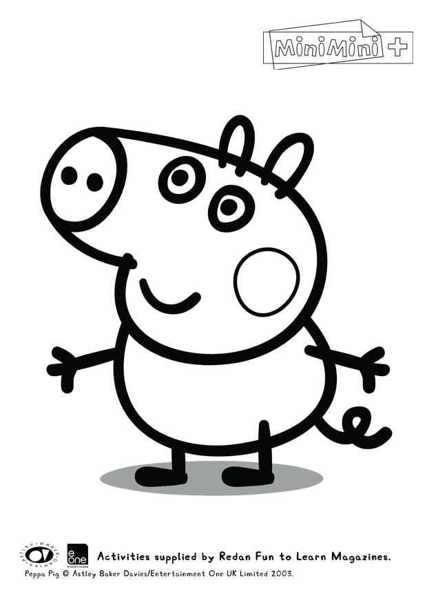 Página para colorir: Peppa Pig (desenhos animados) #43958 - Páginas para Colorir Imprimíveis Gratuitamente