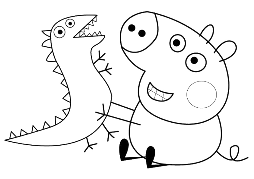 Página para colorir: Peppa Pig (desenhos animados) #43961 - Páginas para Colorir Imprimíveis Gratuitamente
