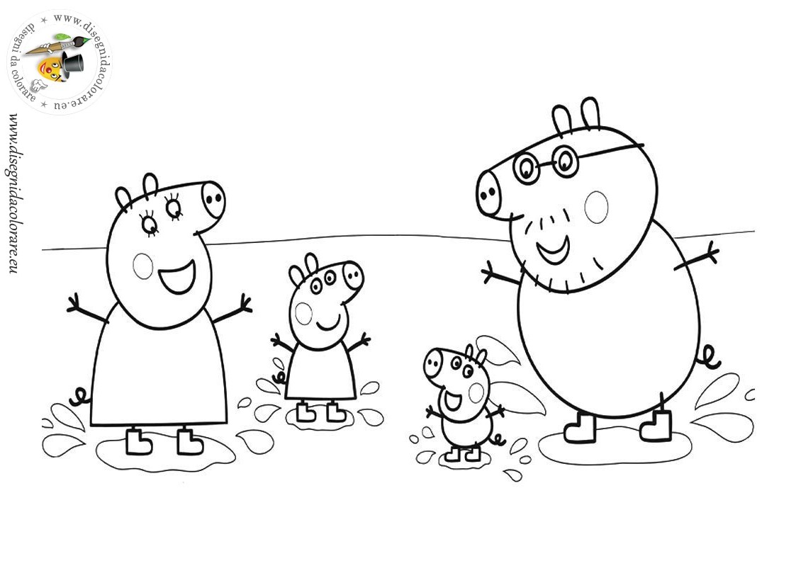 Página para colorir: Peppa Pig (desenhos animados) #43972 - Páginas para Colorir Imprimíveis Gratuitamente