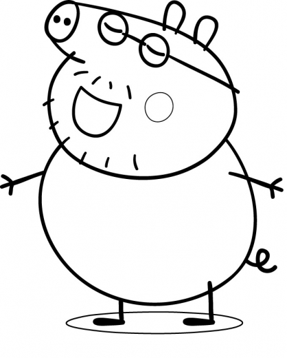 Página para colorir: Peppa Pig (desenhos animados) #43976 - Páginas para Colorir Imprimíveis Gratuitamente