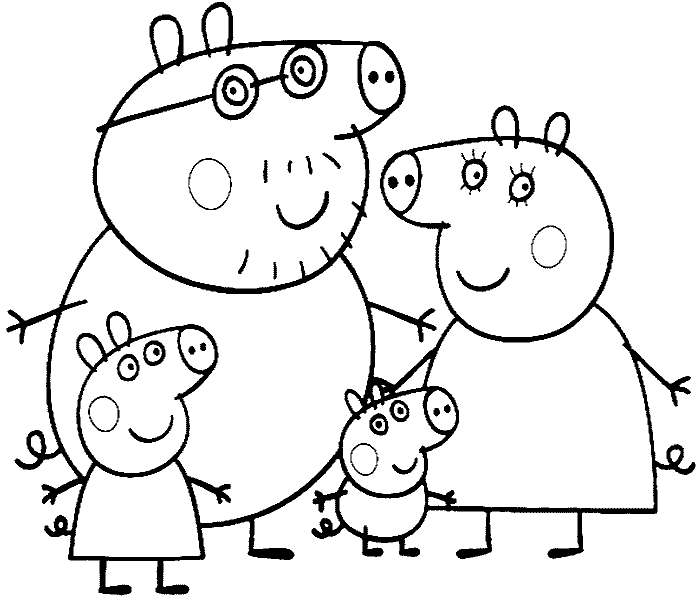 Página para colorir: Peppa Pig (desenhos animados) #43978 - Páginas para Colorir Imprimíveis Gratuitamente