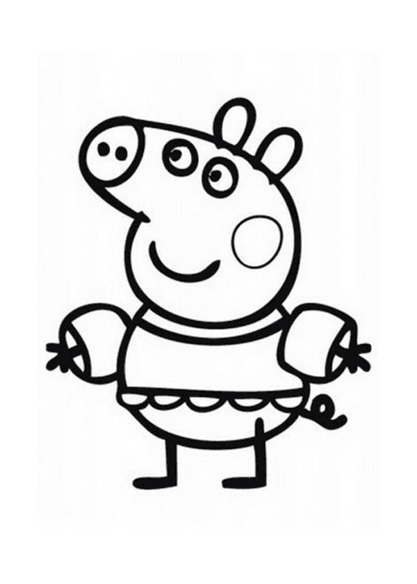 Página para colorir: Peppa Pig (desenhos animados) #43998 - Páginas para Colorir Imprimíveis Gratuitamente