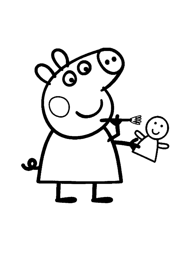 Página para colorir: Peppa Pig (desenhos animados) #43999 - Páginas para Colorir Imprimíveis Gratuitamente