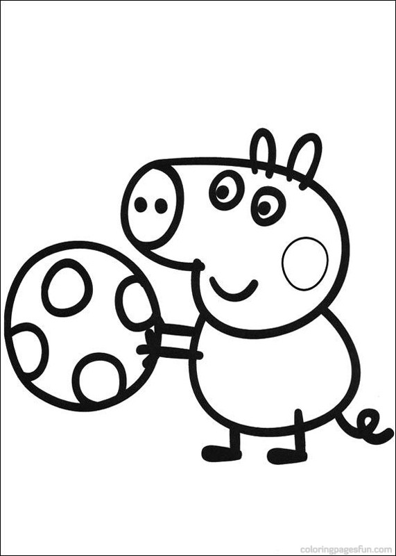 Página para colorir: Peppa Pig (desenhos animados) #44005 - Páginas para Colorir Imprimíveis Gratuitamente