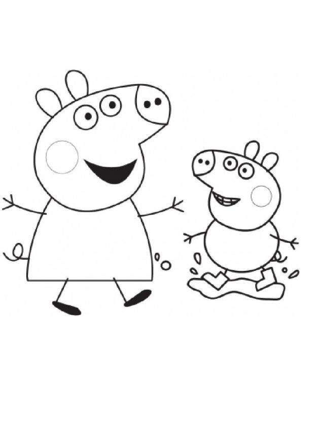 Página para colorir: Peppa Pig (desenhos animados) #44008 - Páginas para Colorir Imprimíveis Gratuitamente