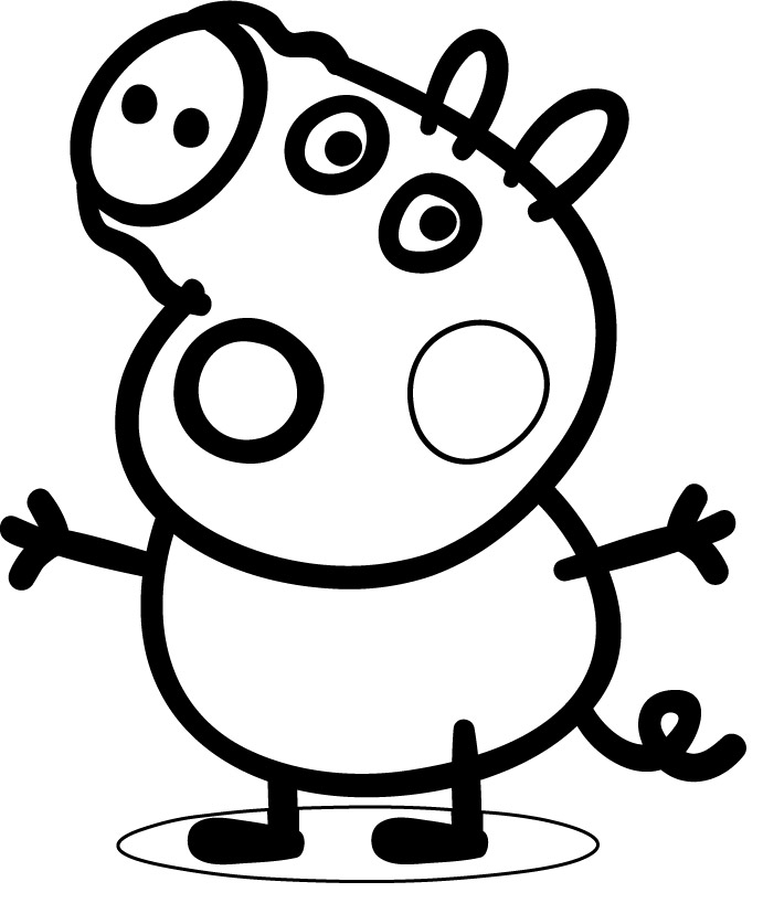 Página para colorir: Peppa Pig (desenhos animados) #44009 - Páginas para Colorir Imprimíveis Gratuitamente