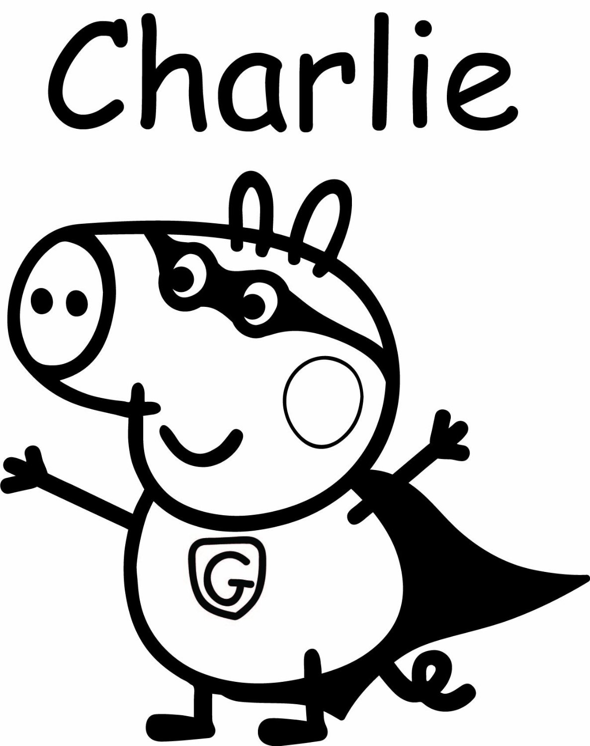 Página para colorir: Peppa Pig (desenhos animados) #44035 - Páginas para Colorir Imprimíveis Gratuitamente