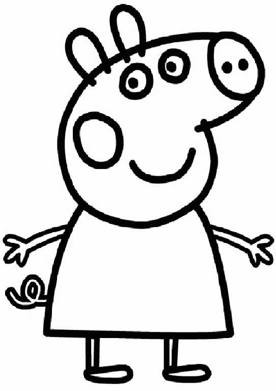 Página para colorir: Peppa Pig (desenhos animados) #44038 - Páginas para Colorir Imprimíveis Gratuitamente