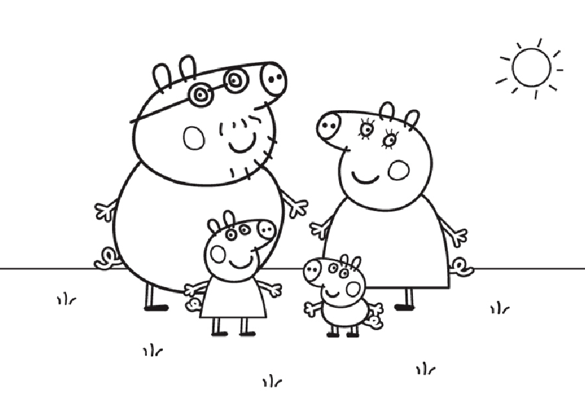 Página para colorir: Peppa Pig (desenhos animados) #44041 - Páginas para Colorir Imprimíveis Gratuitamente