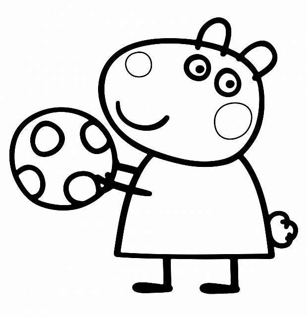 Página para colorir: Peppa Pig (desenhos animados) #44046 - Páginas para Colorir Imprimíveis Gratuitamente