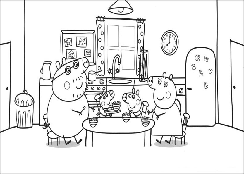 Página para colorir: Peppa Pig (desenhos animados) #44063 - Páginas para Colorir Imprimíveis Gratuitamente