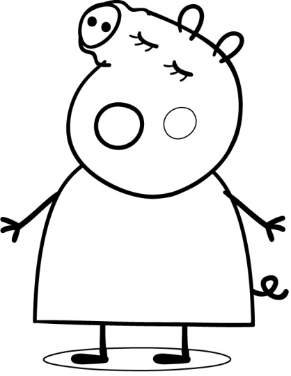 Página para colorir: Peppa Pig (desenhos animados) #44067 - Páginas para Colorir Imprimíveis Gratuitamente