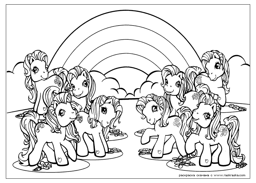 Página para colorir: pequeno pônei (desenhos animados) #41903 - Páginas para Colorir Imprimíveis Gratuitamente