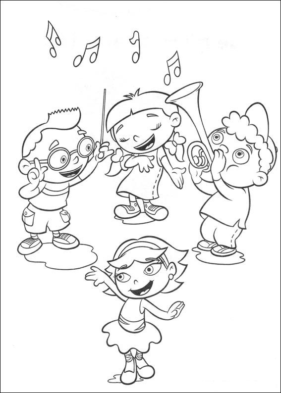 Página para colorir: Pequenos Einsteins (desenhos animados) #45719 - Páginas para Colorir Imprimíveis Gratuitamente