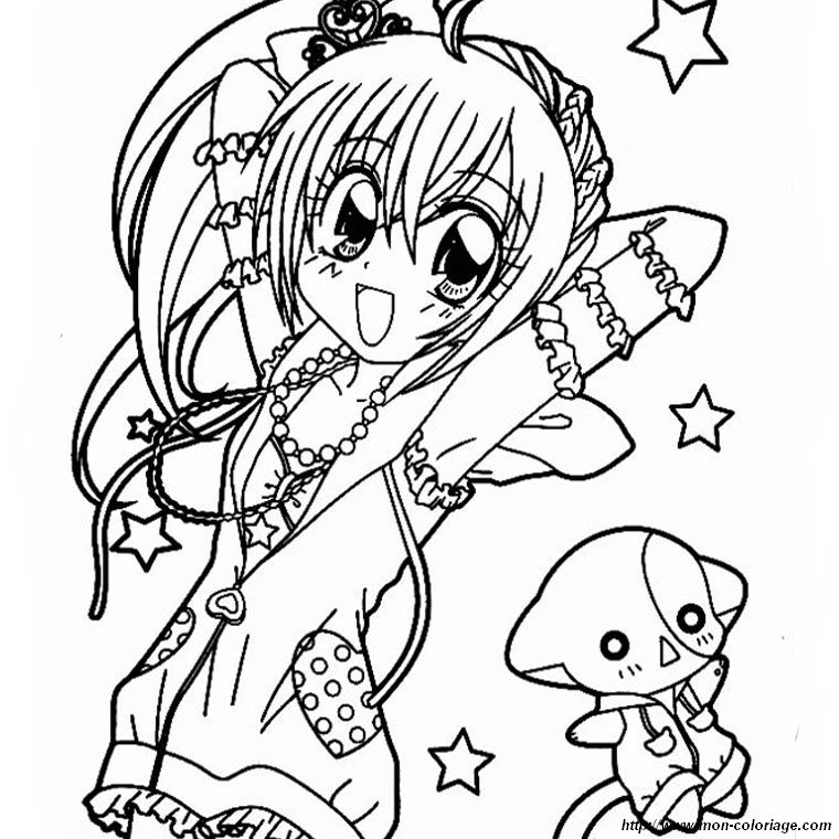 Página para colorir: Pichi Pichi Pitch: Mermaid Melody (desenhos animados) #53678 - Páginas para Colorir Imprimíveis Gratuitamente