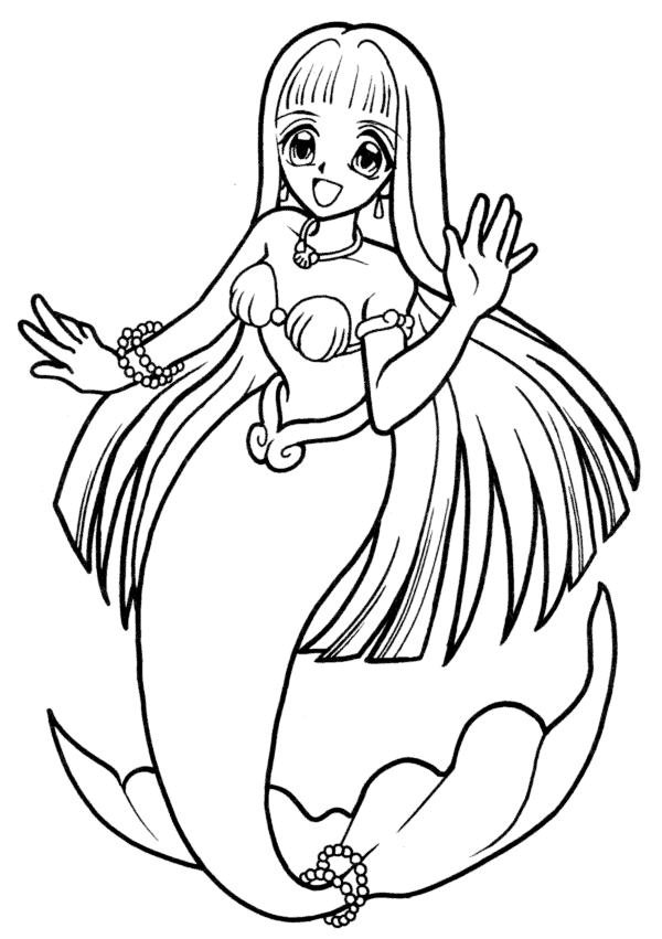 Página para colorir: Pichi Pichi Pitch: Mermaid Melody (desenhos animados) #53726 - Páginas para Colorir Imprimíveis Gratuitamente