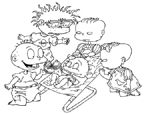 Página para colorir: Rugrats (desenhos animados) #52719 - Páginas para Colorir Imprimíveis Gratuitamente