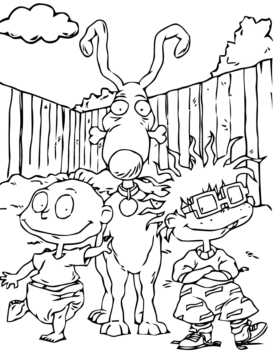 Página para colorir: Rugrats (desenhos animados) #52749 - Páginas para Colorir Imprimíveis Gratuitamente