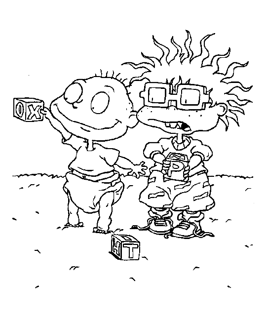 Página para colorir: Rugrats (desenhos animados) #52837 - Páginas para Colorir Imprimíveis Gratuitamente