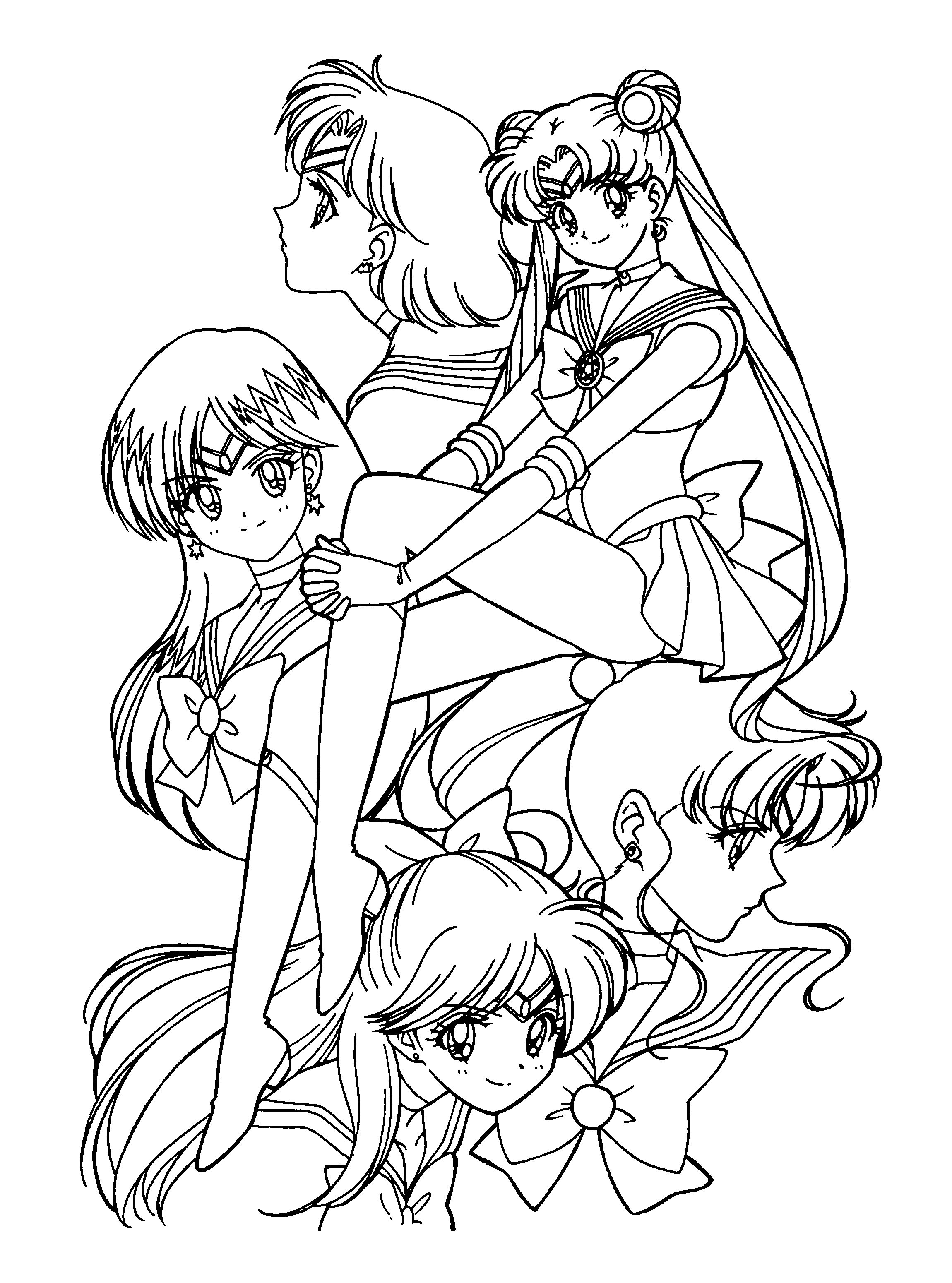 Página para colorir: Sailor Moon (desenhos animados) #50230 - Páginas para Colorir Imprimíveis Gratuitamente