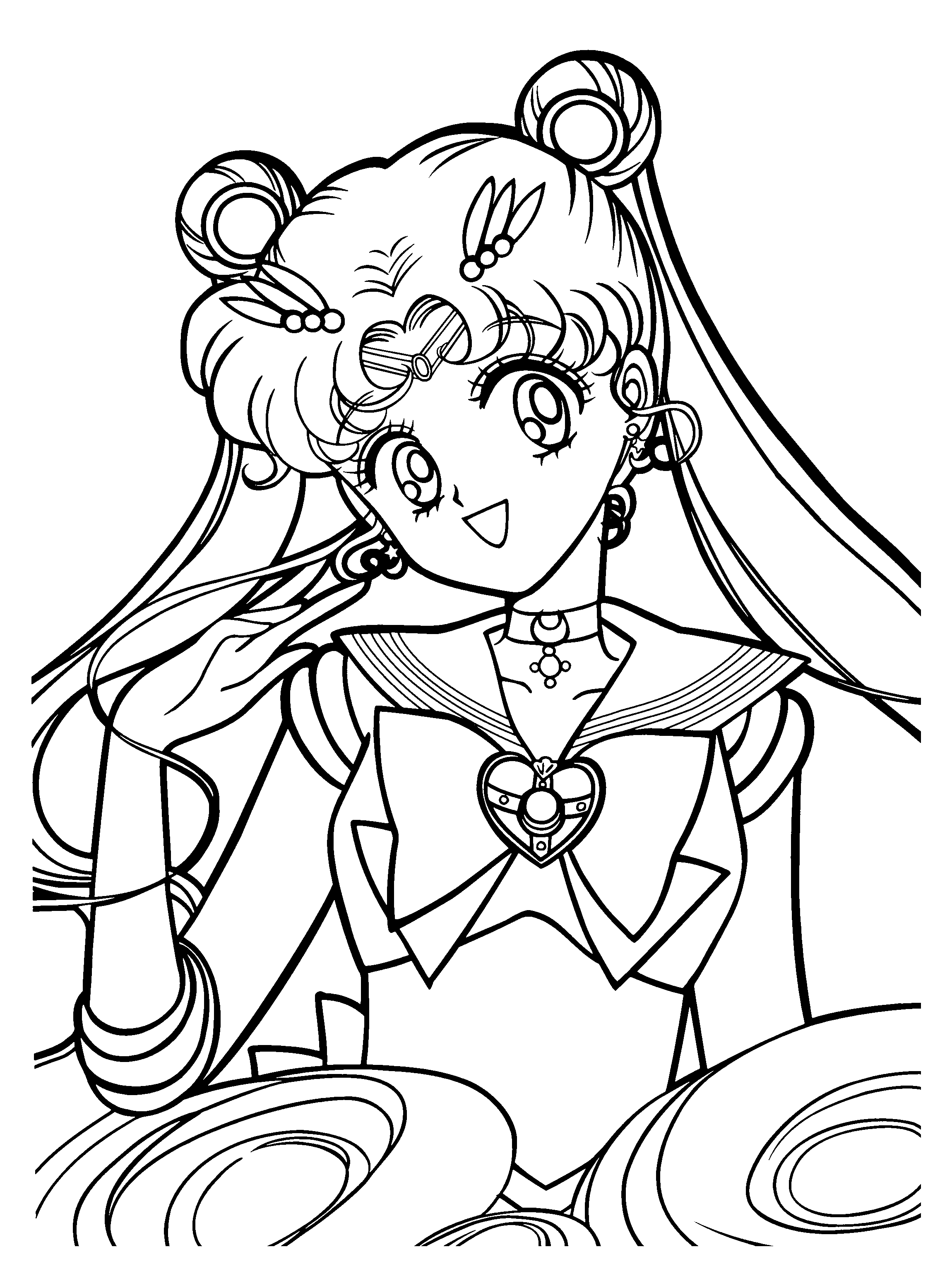 Página para colorir: Sailor Moon (desenhos animados) #50249 - Páginas para Colorir Imprimíveis Gratuitamente