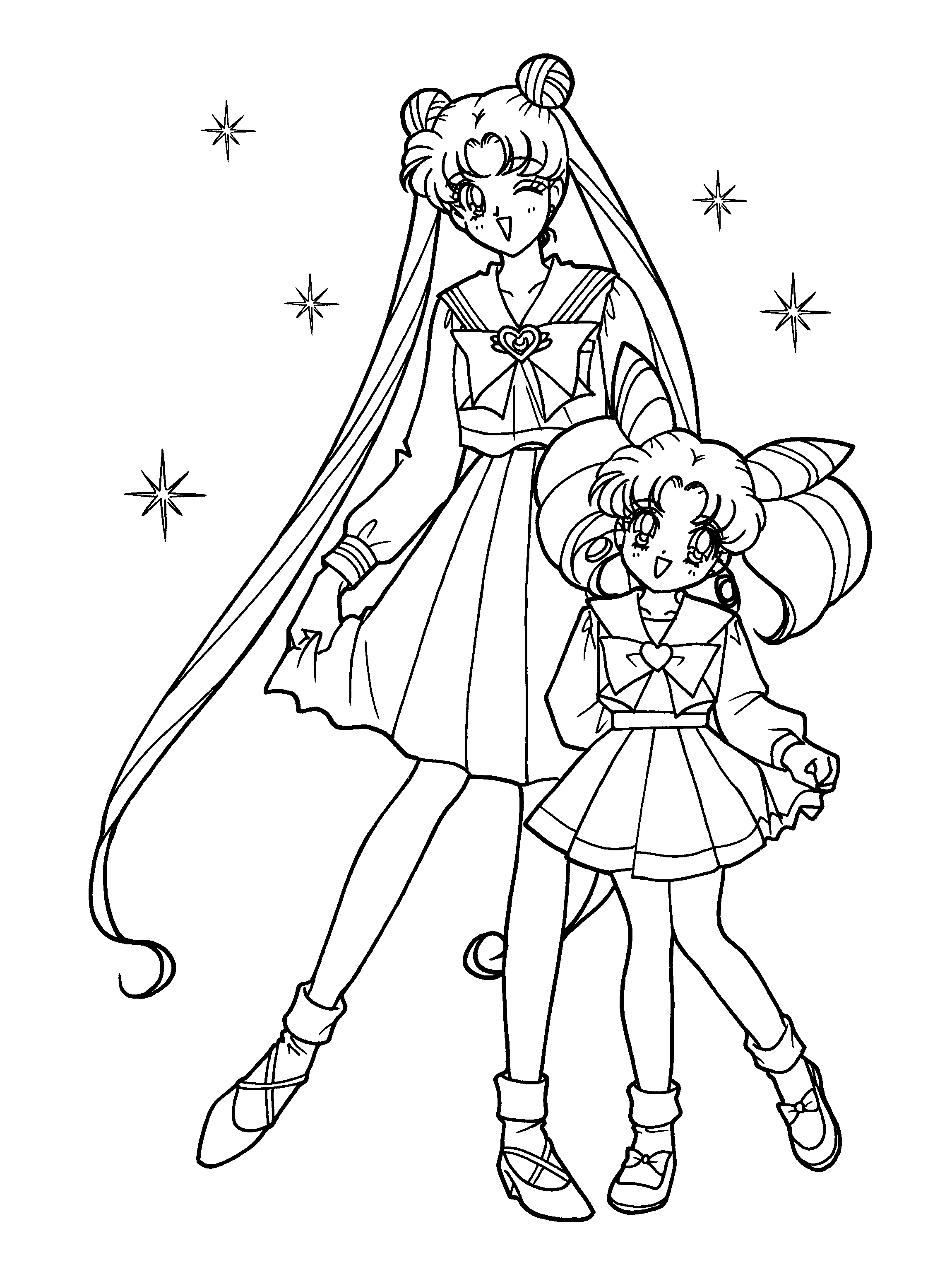 Página para colorir: Sailor Moon (desenhos animados) #50261 - Páginas para Colorir Imprimíveis Gratuitamente