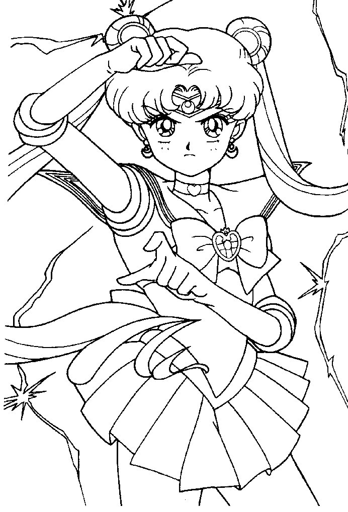 Página para colorir: Sailor Moon (desenhos animados) #50270 - Páginas para Colorir Imprimíveis Gratuitamente