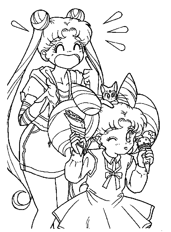 Página para colorir: Sailor Moon (desenhos animados) #50276 - Páginas para Colorir Imprimíveis Gratuitamente