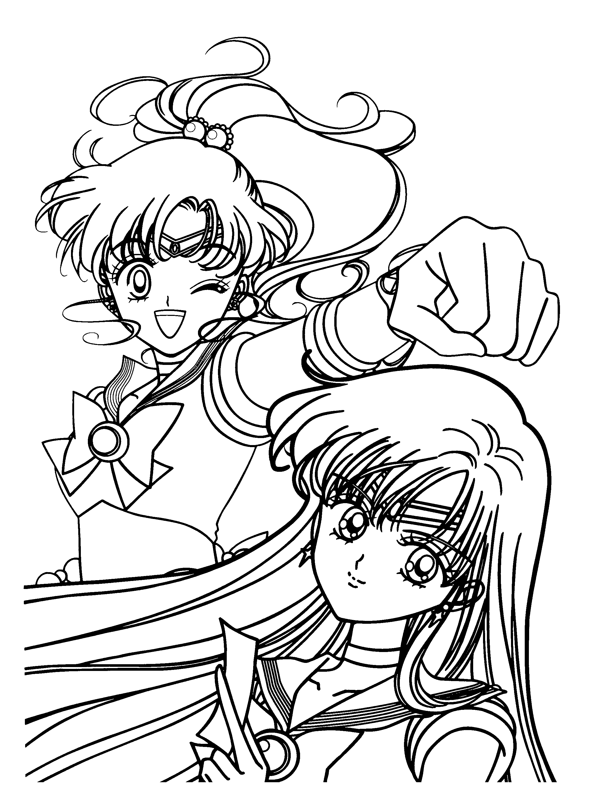 Página para colorir: Sailor Moon (desenhos animados) #50290 - Páginas para Colorir Imprimíveis Gratuitamente