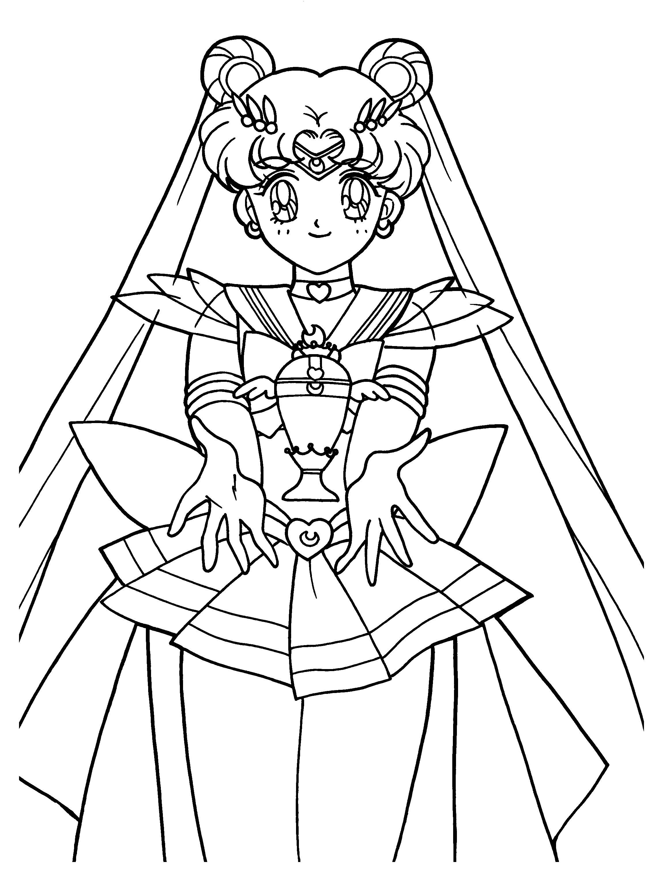 Página para colorir: Sailor Moon (desenhos animados) #50299 - Páginas para Colorir Imprimíveis Gratuitamente